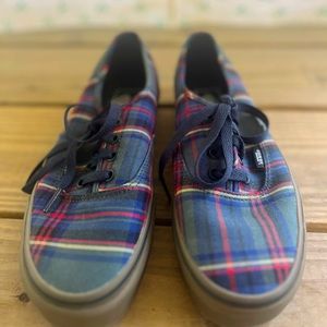 Plaid vans size 7